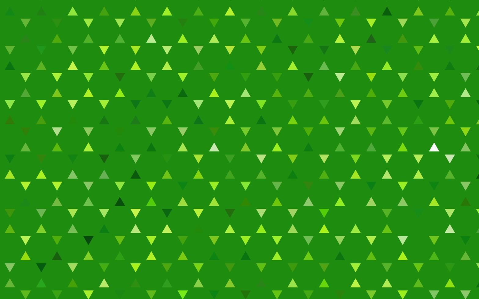 Light Green vector seamless template with crystals, triangles.