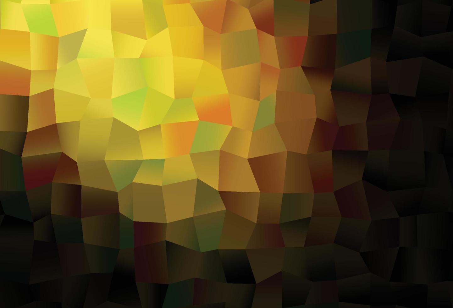 Dark Yellow, Orange vector background with rectangles.