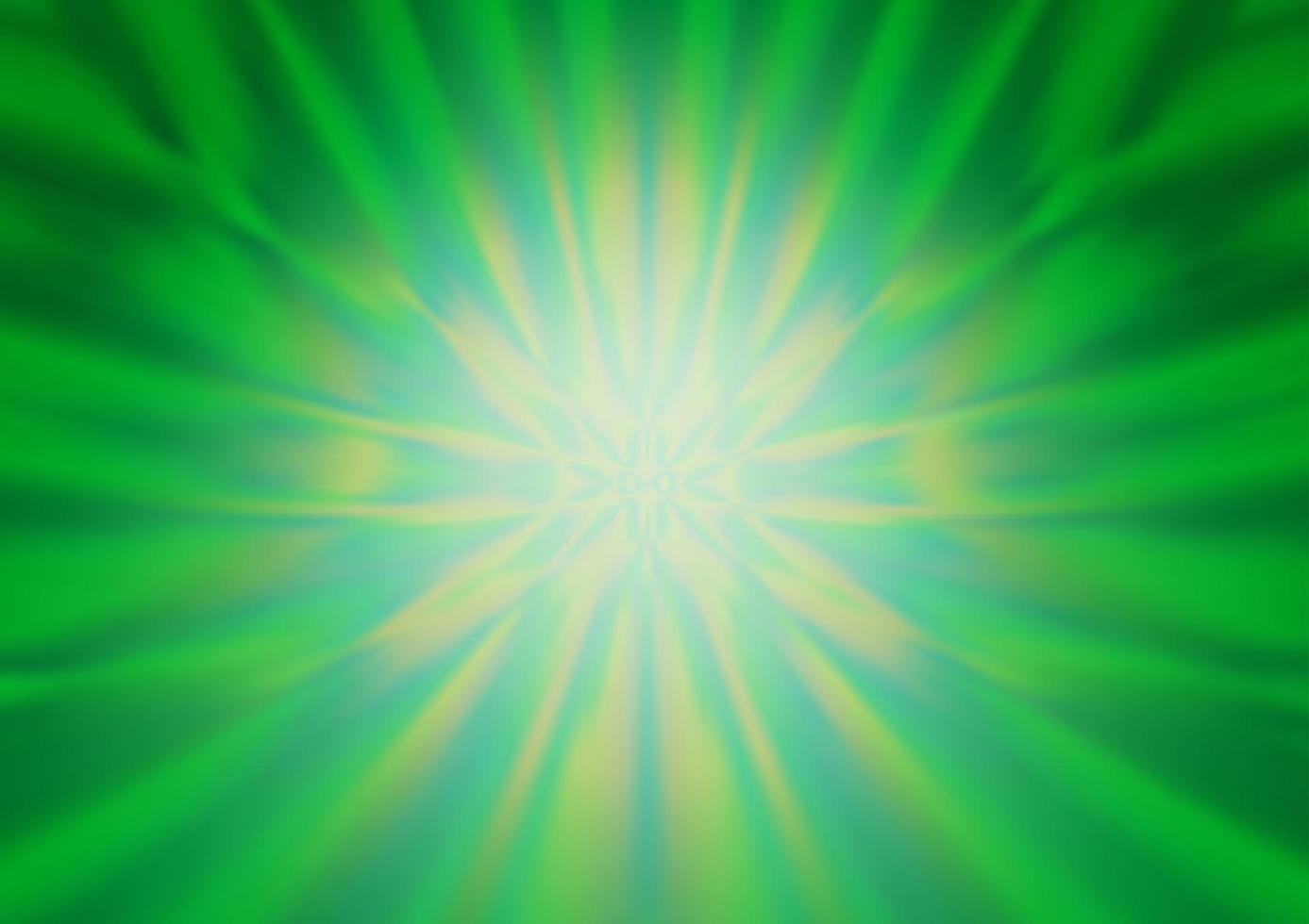 Light Green vector abstract bokeh pattern.