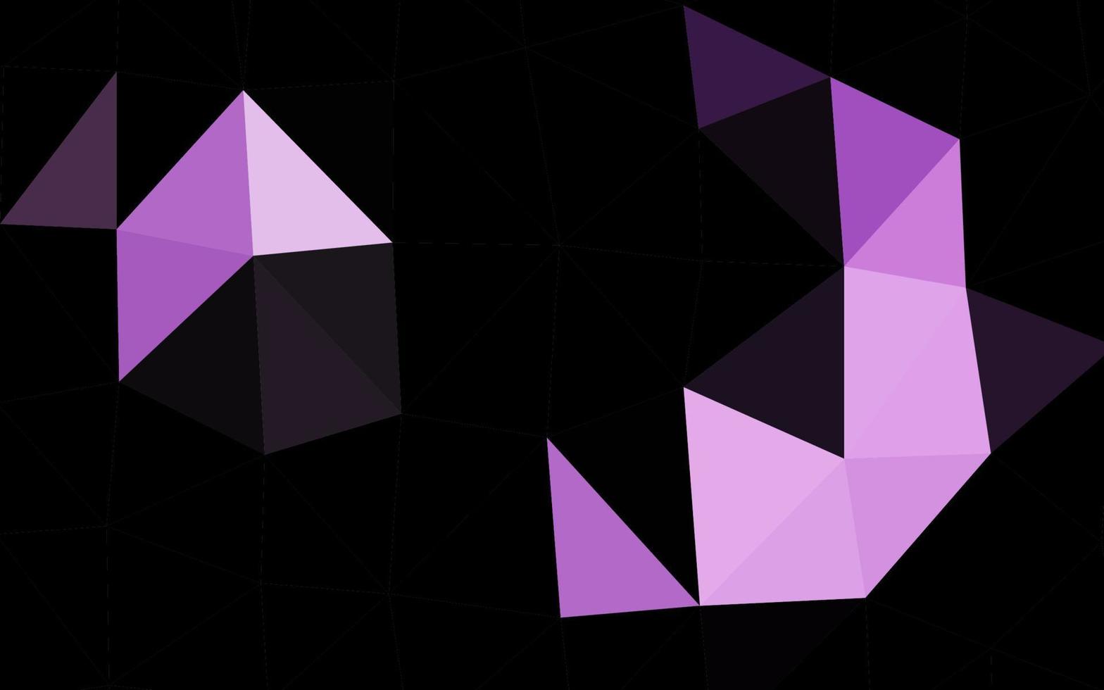 Light Purple vector triangle mosaic texture.