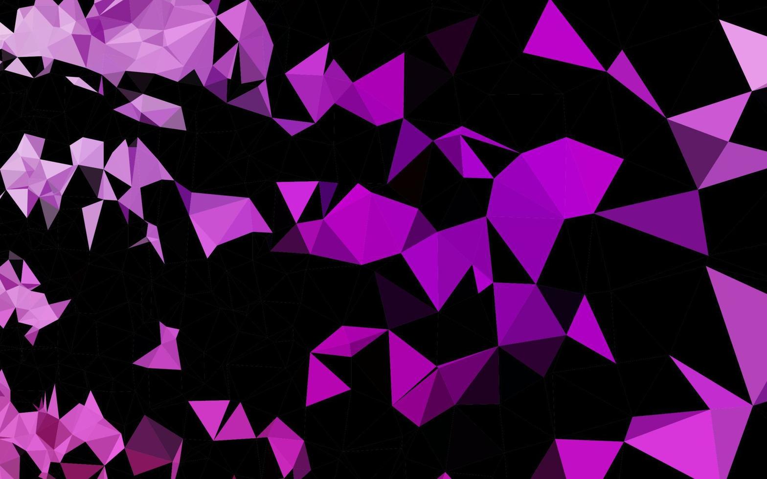 Light Purple vector polygonal background.