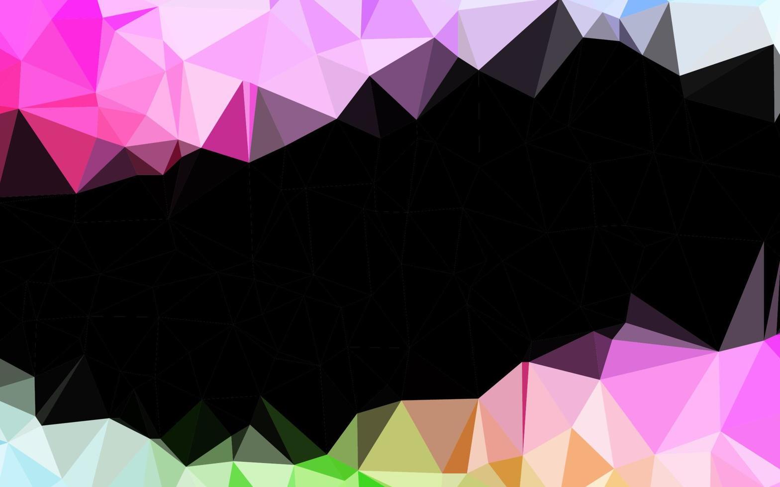 Light Multicolor, Rainbow vector low poly texture.