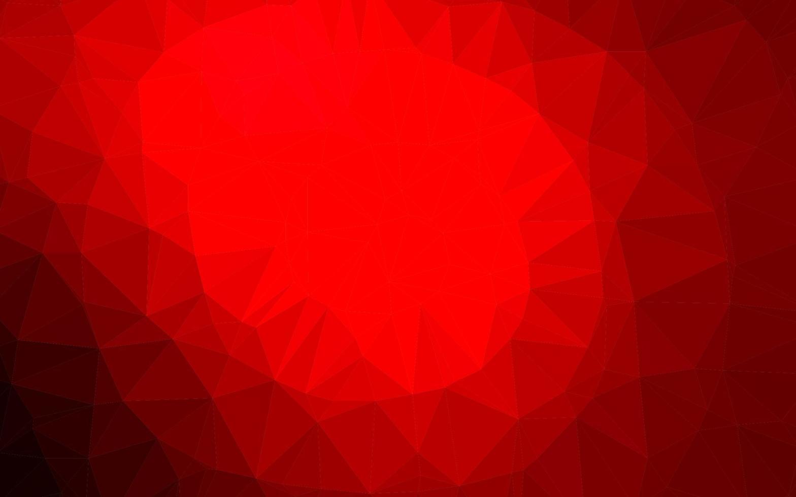 Light Red vector abstract mosaic background.