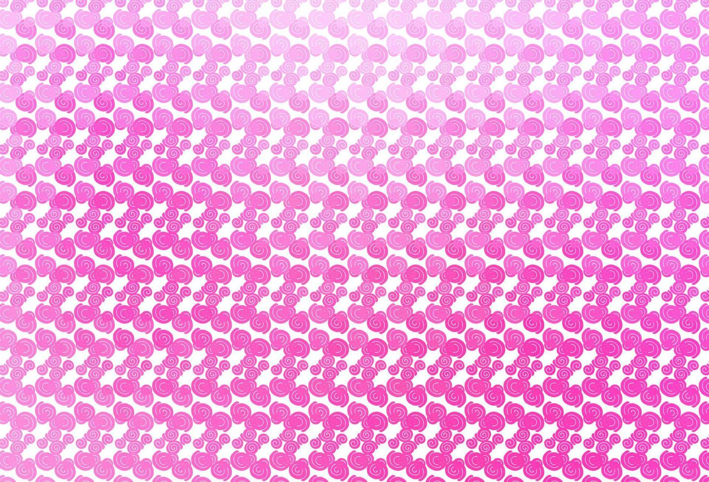 Fondo de vector rosa claro con líneas abstractas.