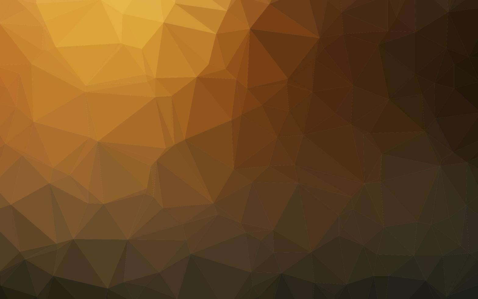 Dark Yellow, Orange vector low poly texture.