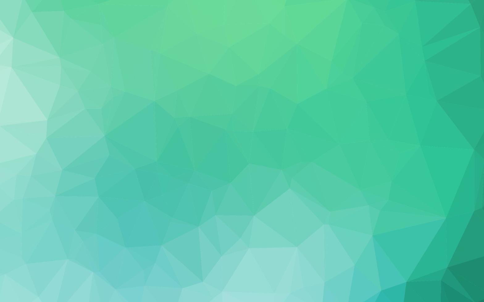 Light Green vector abstract polygonal texture.