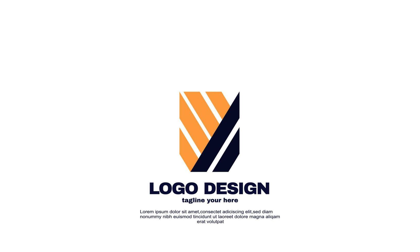 stock vector abstract best powerful geometric company business logo design vector colorful