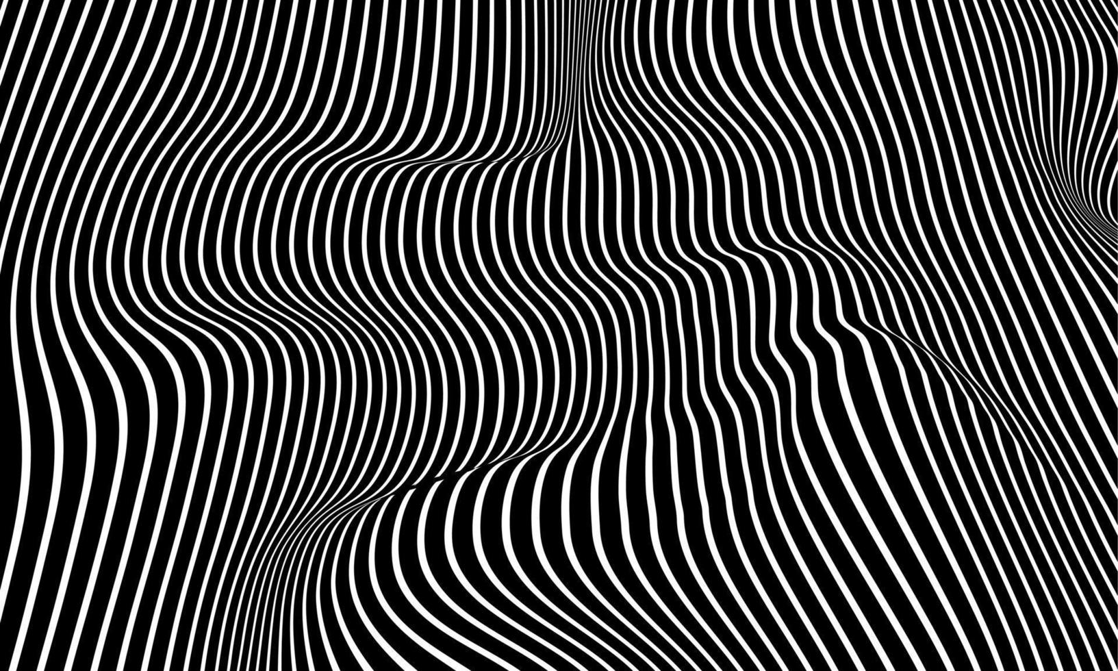 abstract creative optical illusion vector geometric worm concentric black and white color poster wallpaper background