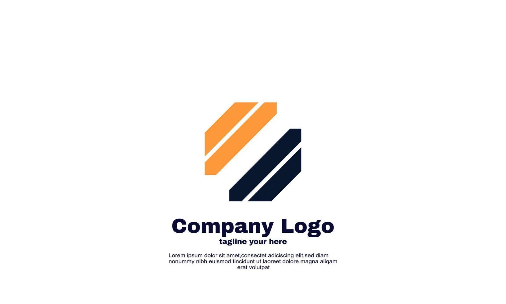 stock abstract business and company symbol logo design vector
