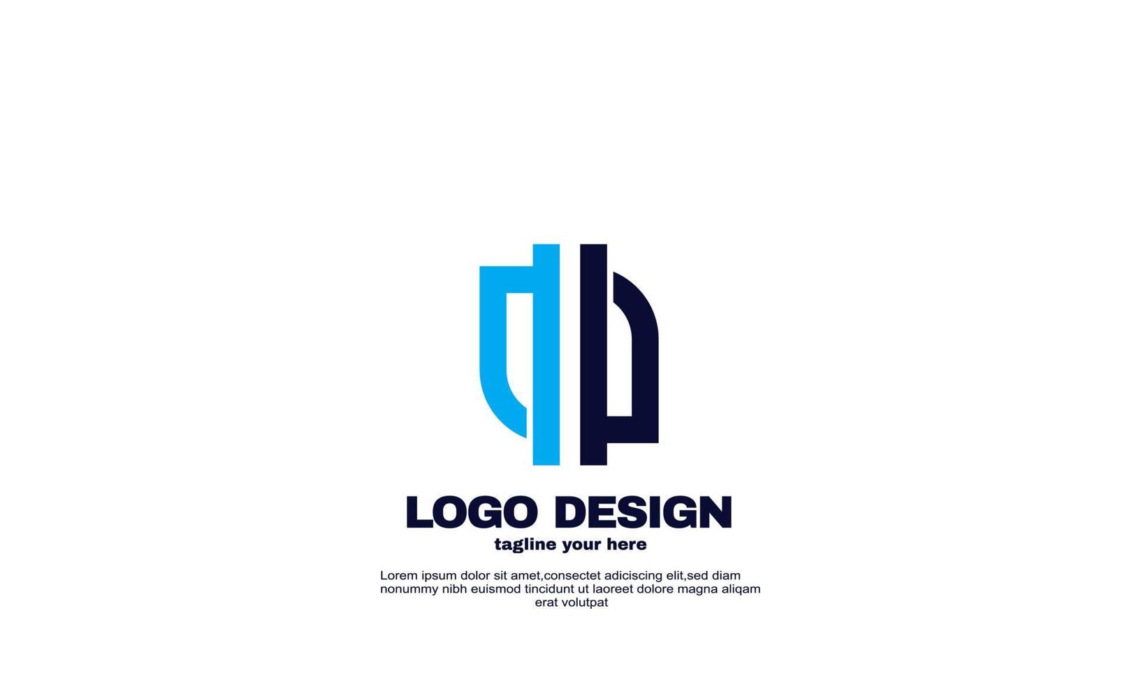stock abstract simple networking logo corporate company business and branding design template vector