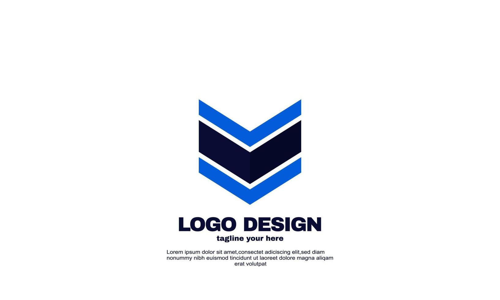 stock abstract creative logo modern creative brand idea business company design vector