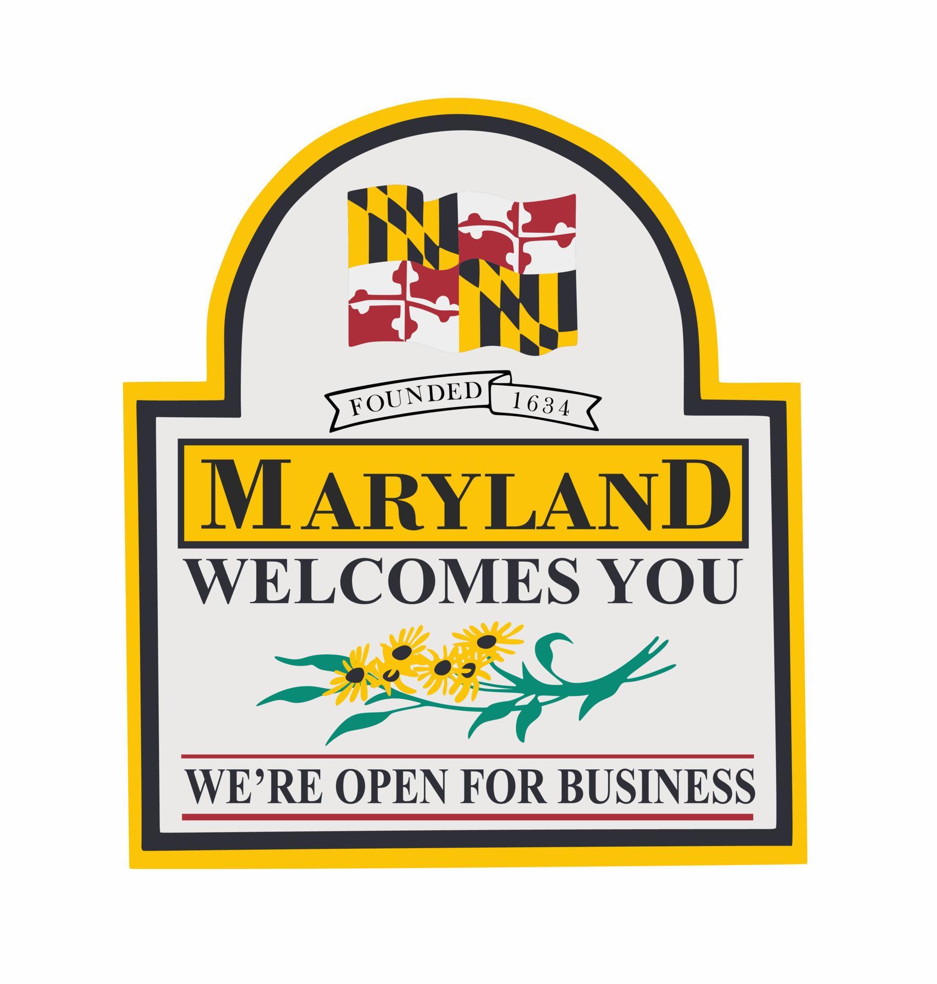 to Maryland sign with best quality 5054170 Vector Art at Vecteezy