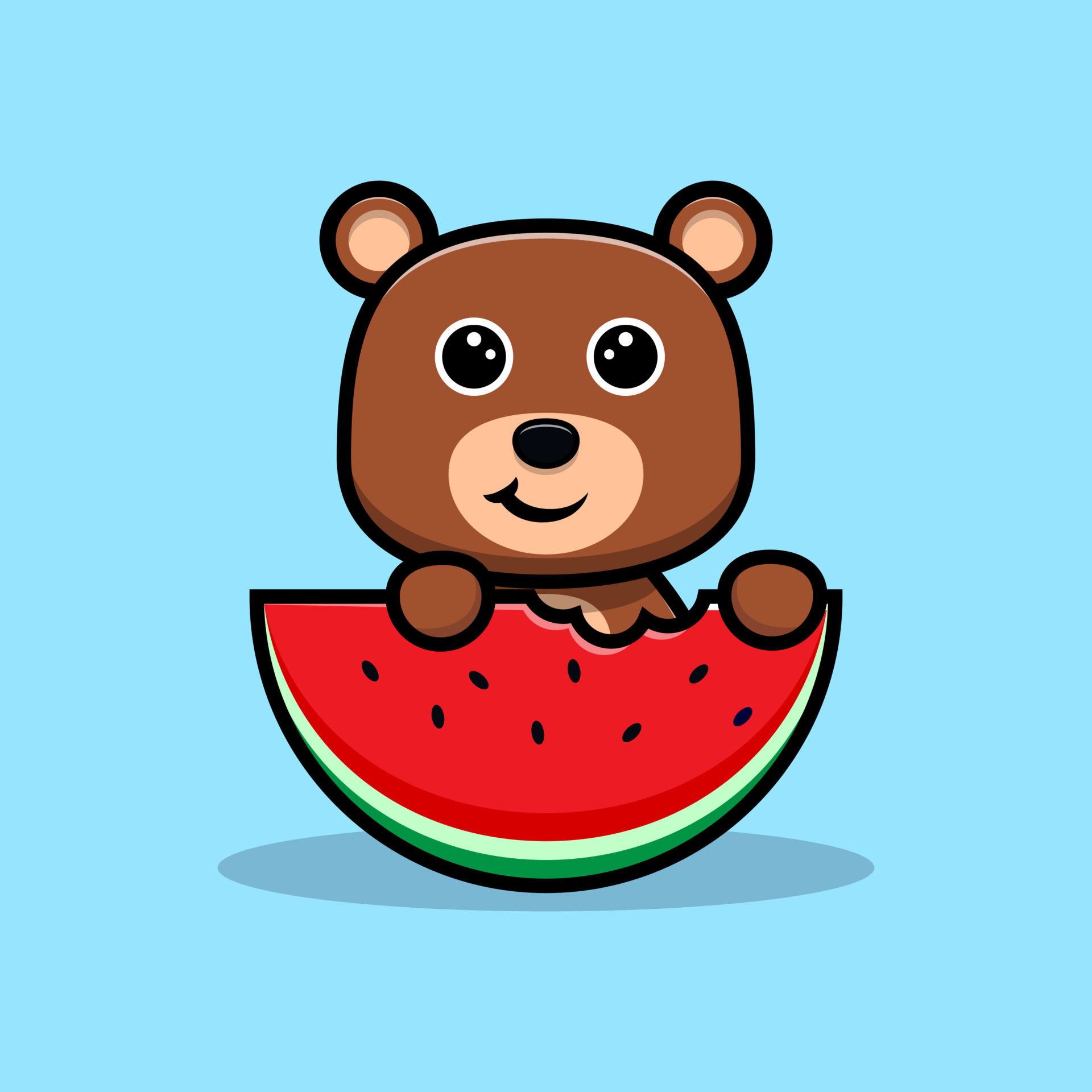 cute bear eating watermelon cartoon character 5055407 Vector Art at Vecteezy cute bear eating watermelon cartoon character 5055407 Vector Art at Vecteezy