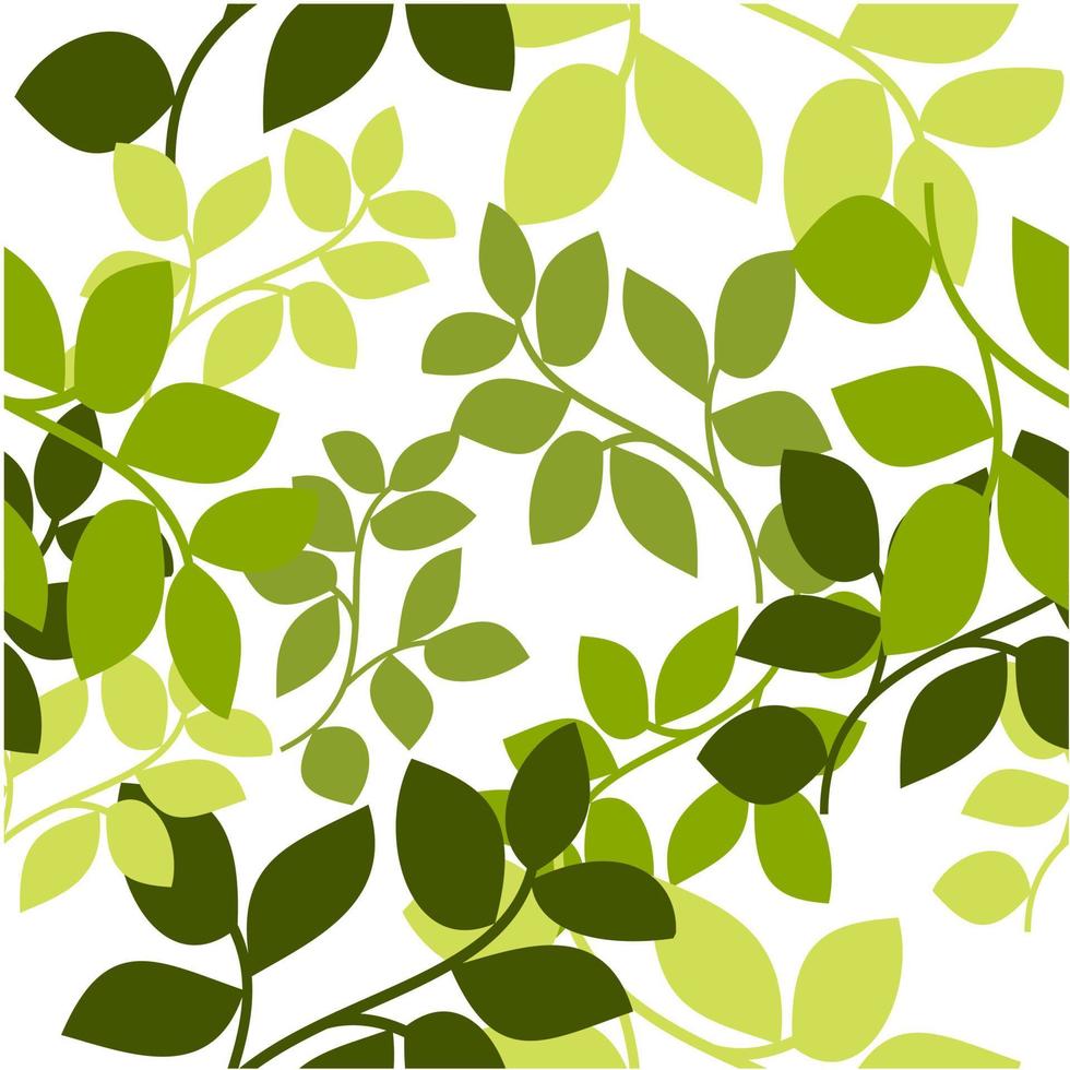 vector seamless pattern leaf