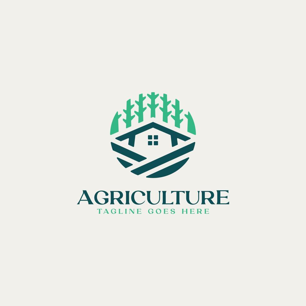 Agriculture Farm Barn Logo Template vector