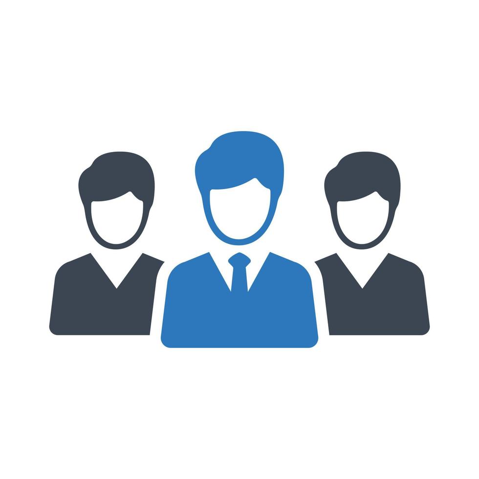 Business expert team icon vector