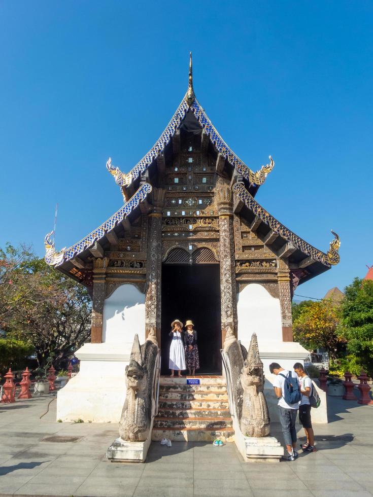 CHIANG MAI THAILAND11 JANUARY 2020Prasat TempleChiang Mai According to evidence the inscription of Wat Tapotharam inscribed that Wat Prasat existed since the time of the Lanna Kingdom in 2035 B.E. photo