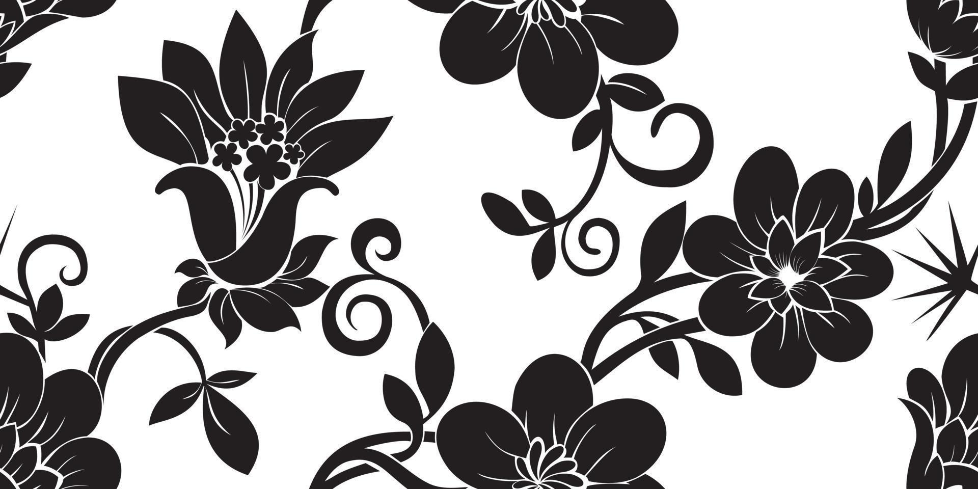 Seamless pattern Chrysanthemums,japanese floral pattern with bellflower and leaves on white background for wallpapers,textile,pabric and wrapping vector