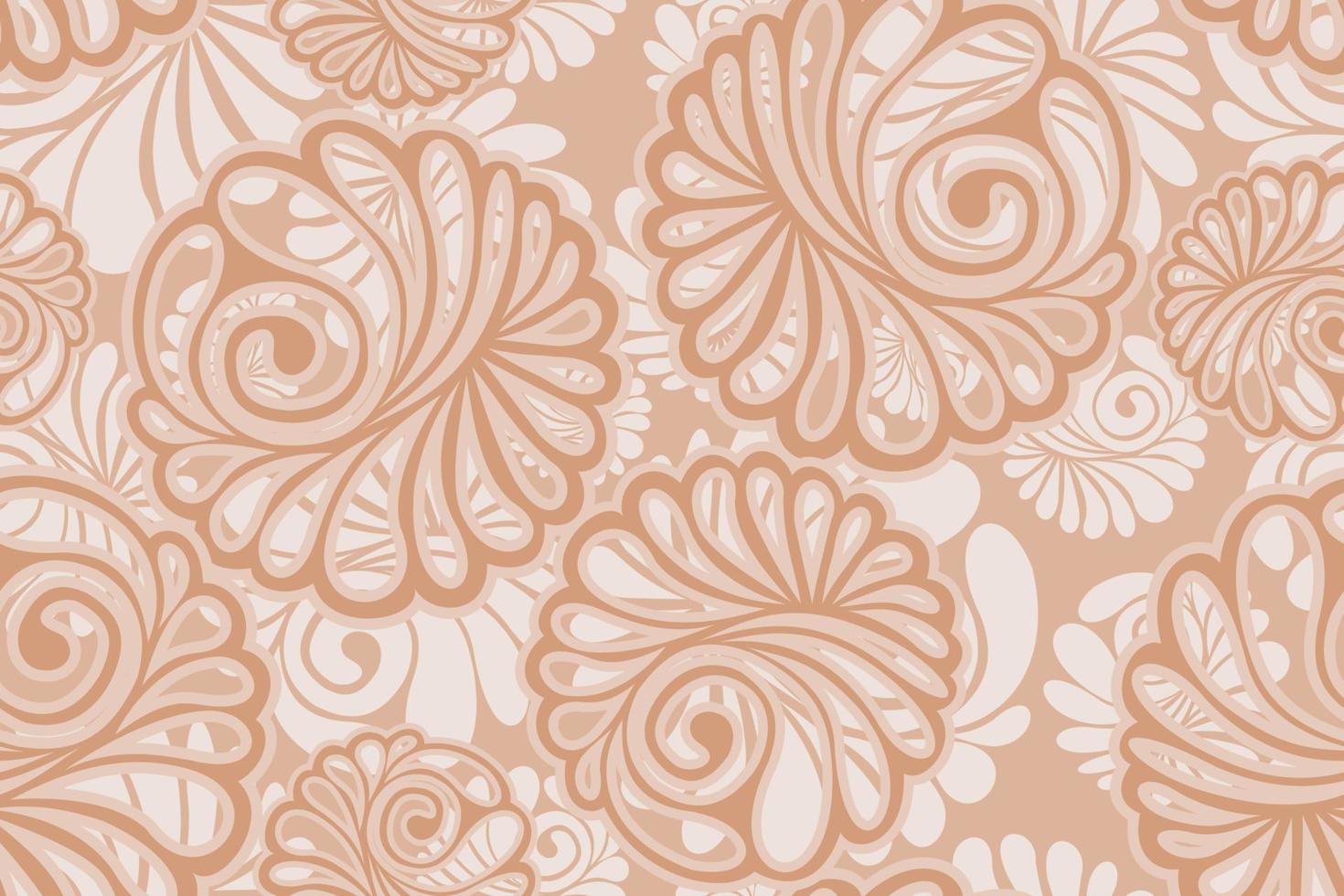 crisantemos abstractos de patrones sin fisuras, patrón floral japonés para el fondo y la textura vector