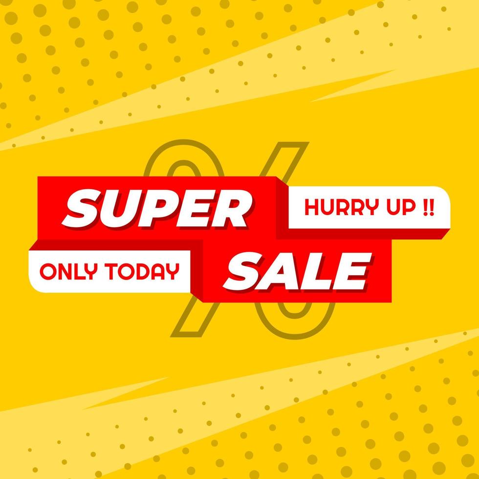 limited time super sale banner vector