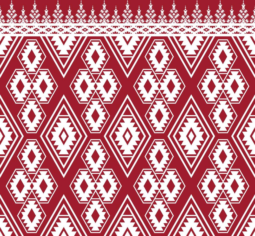 Pattern Ethnic fabric texture Geometric Vector Aztec oriental illustration retro ceramic tile