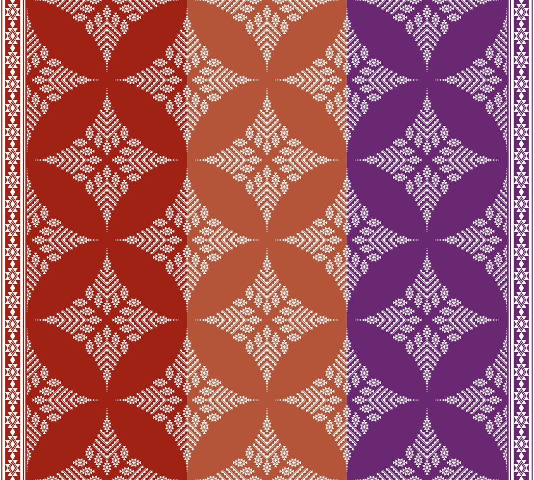 Pattern Ethnic fabric texture Geometric Vector Aztec oriental illustration retro ceramic tile