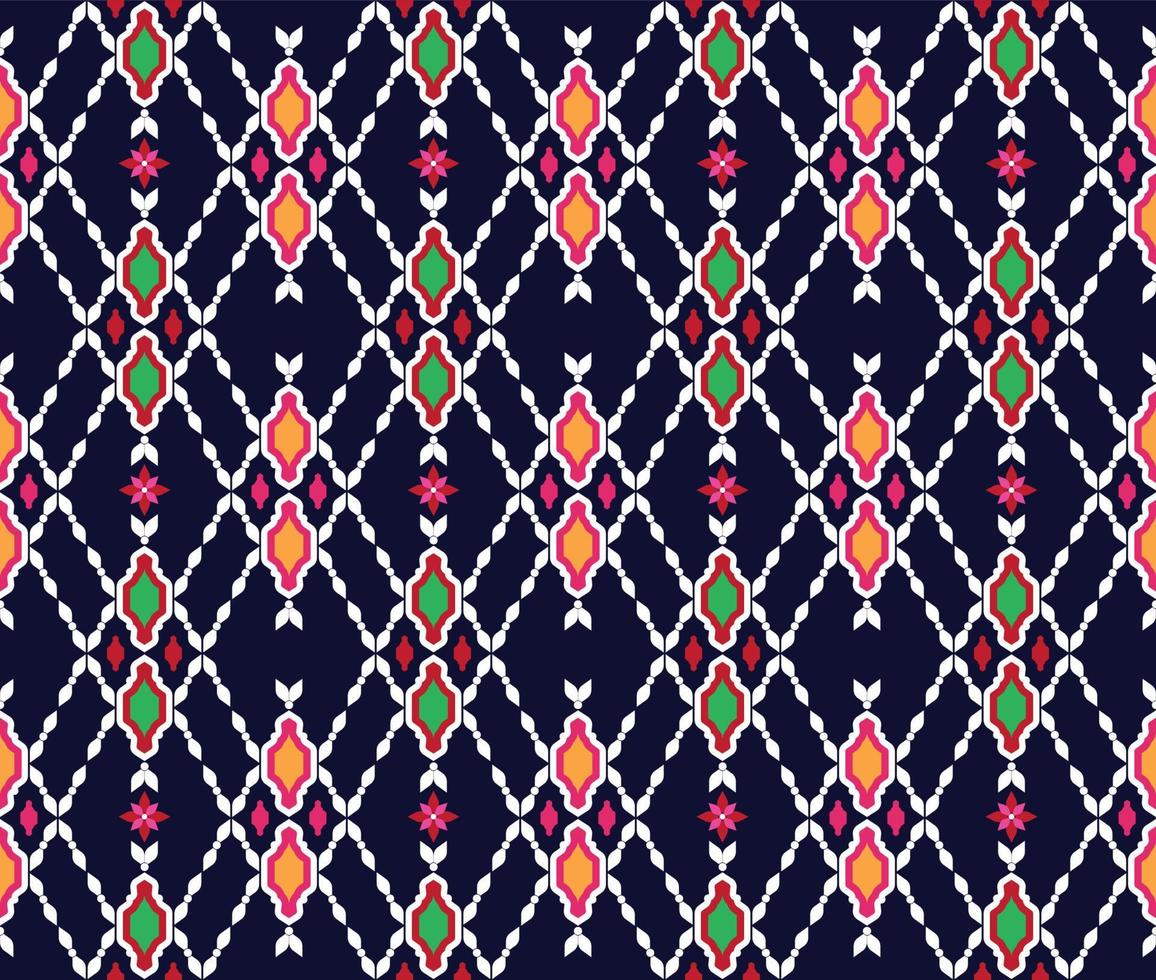 Pattern Ethnic fabric texture Geometric Vector Aztec oriental illustration retro ceramic tile