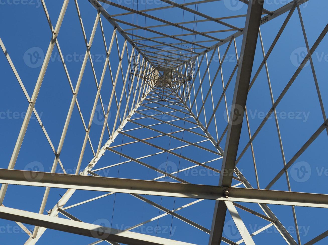 torre de línea de transmisión foto