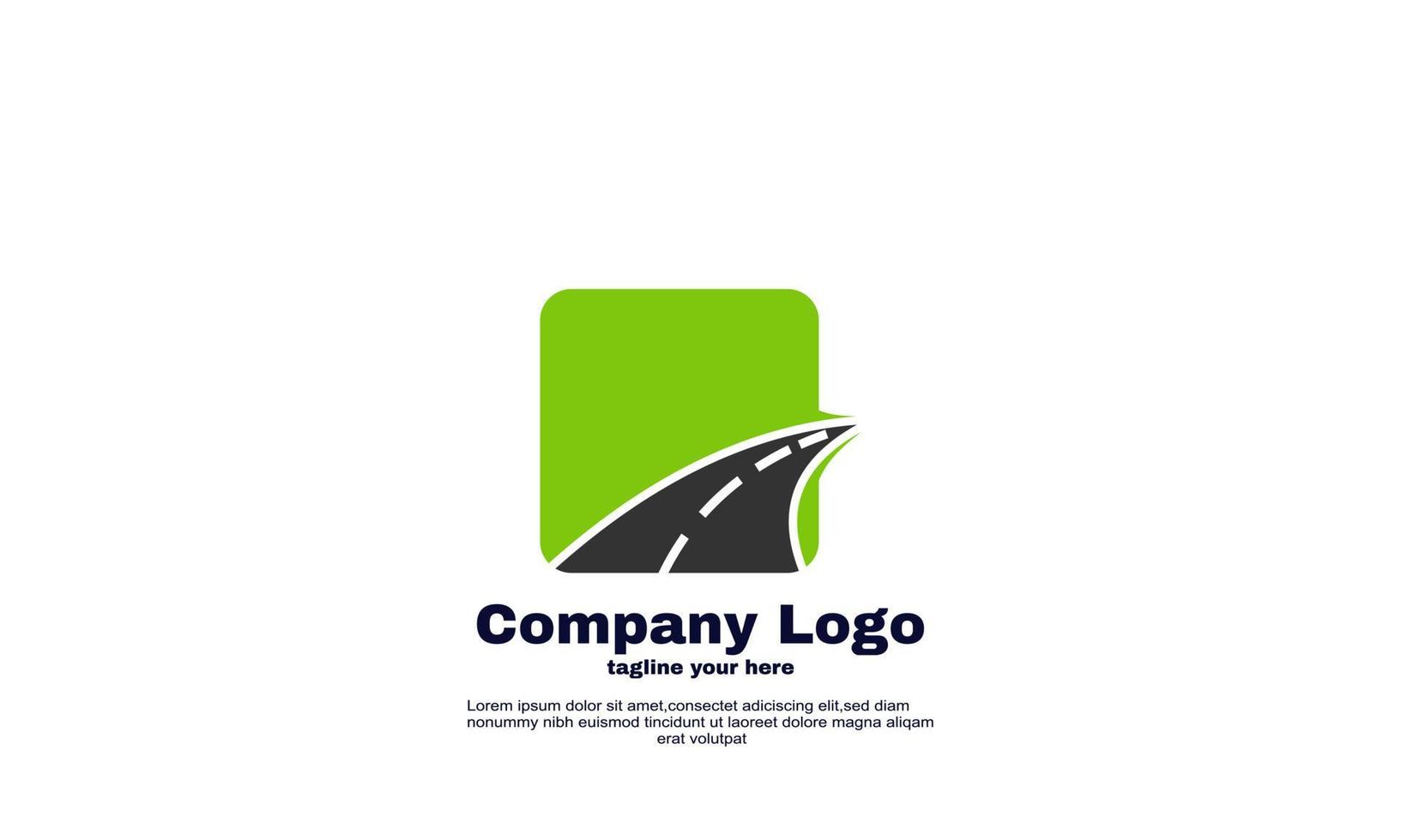 vector de construcción de carreteras diseño de logotipo mantenimiento signo creativo