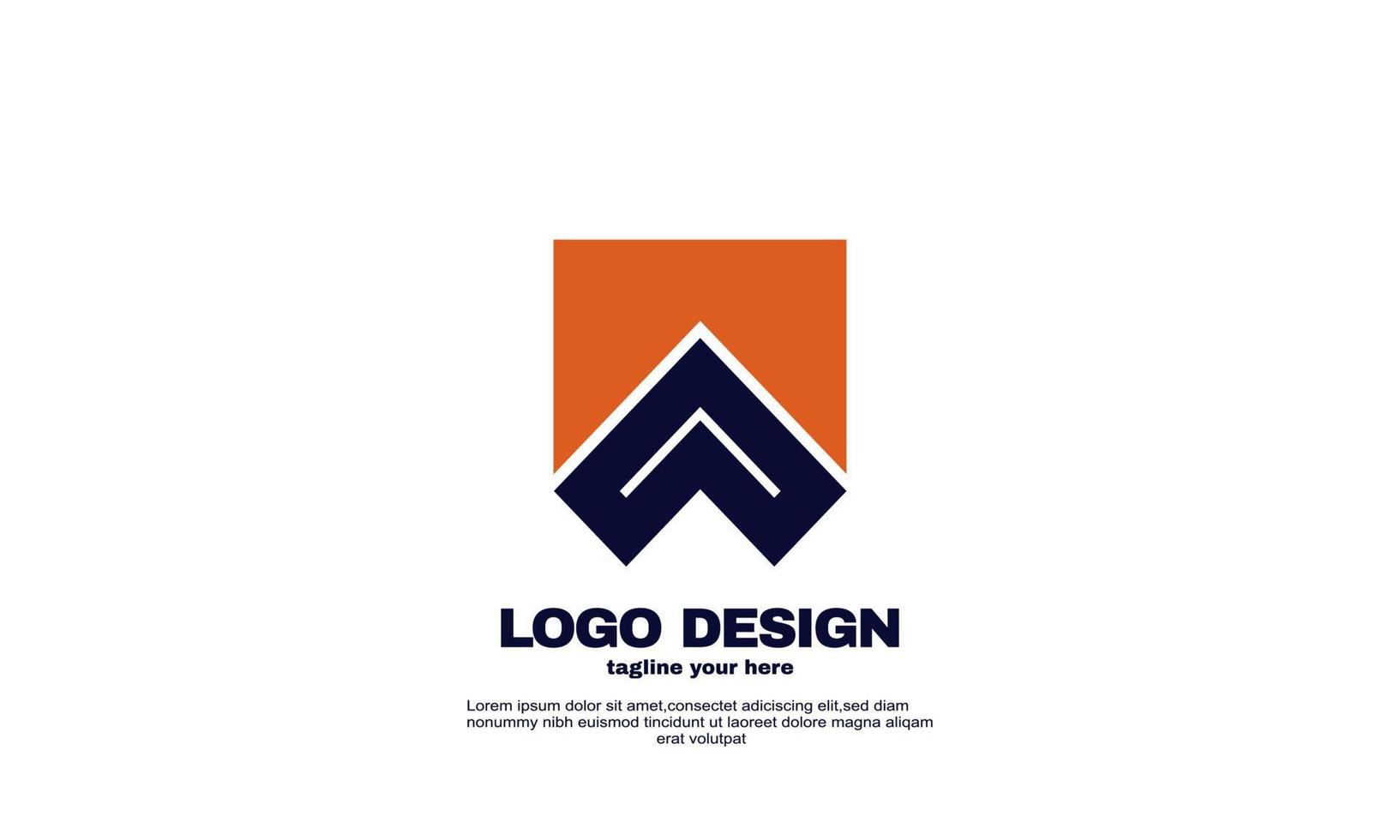 Stock vector negocio abstracto inspiración de la empresa diseño de logotipo plantilla de identidad de marca corporativa