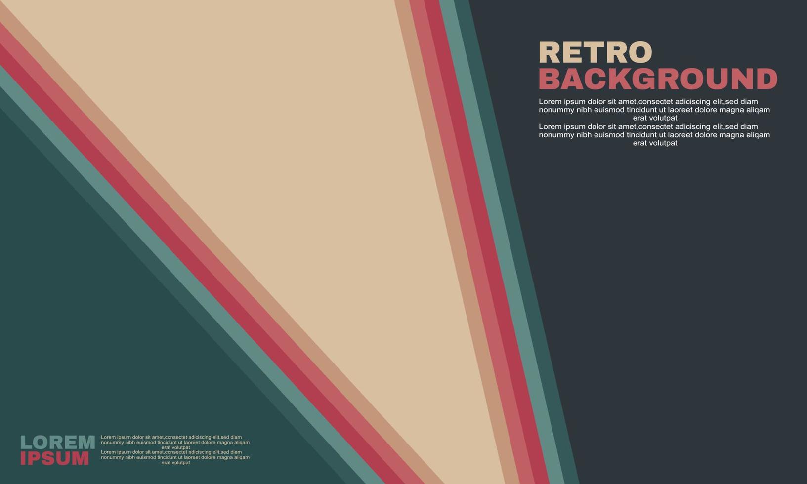 stock abstract vector retro style background design headline typography