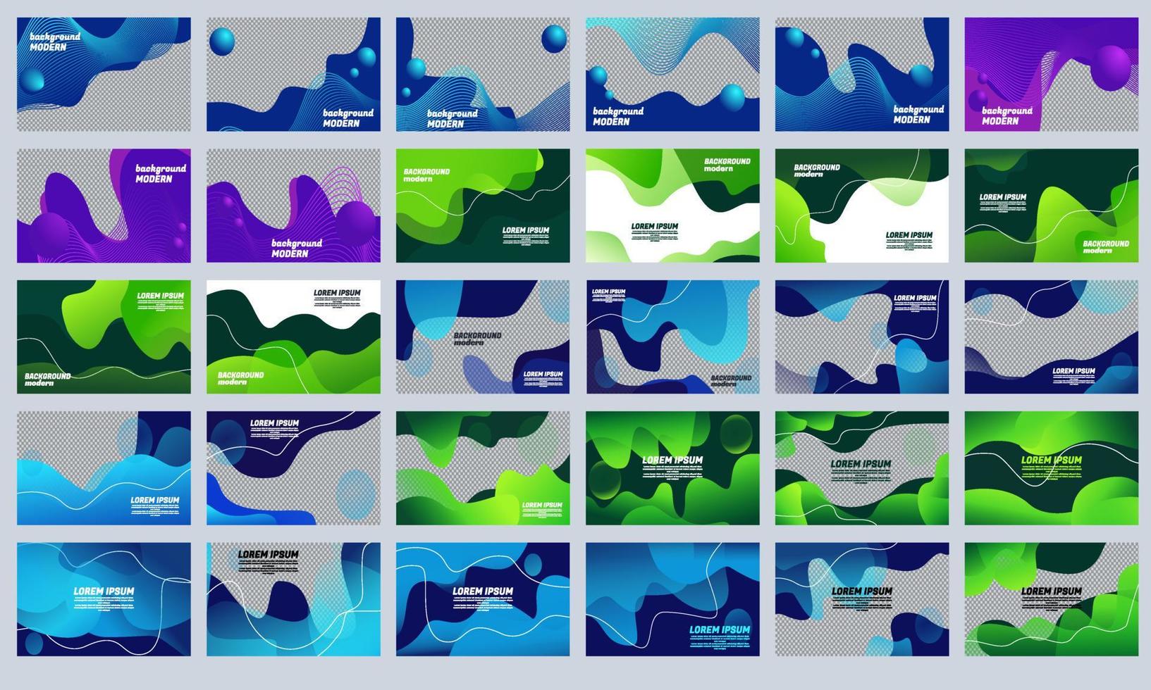 stock vector abstract set best collection liquid abstract banner design fluid vector