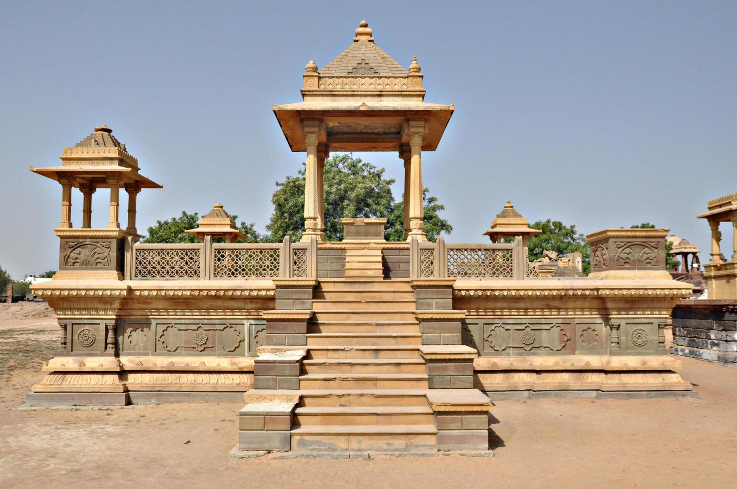 arquitectura india antigua. arqueología antigua antigua de asia india. foto