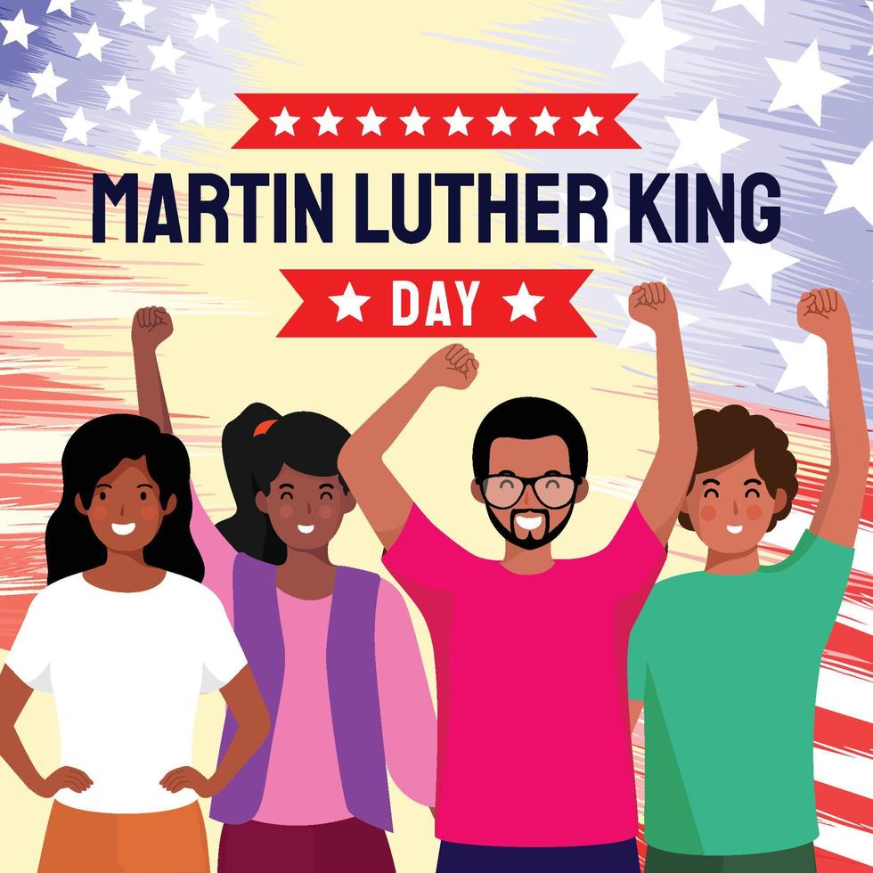 Martin Luther King Day vector