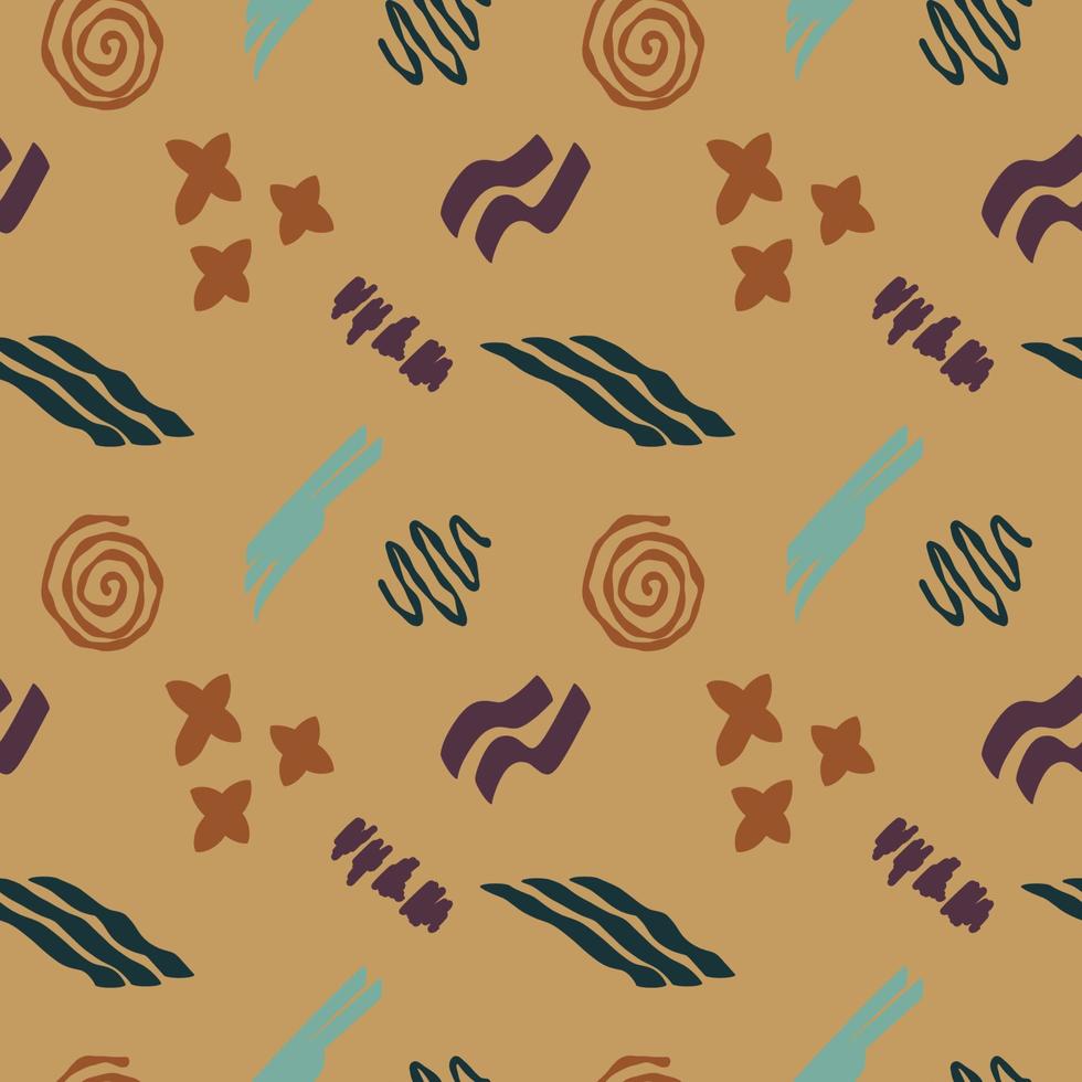 unique abstract seamless patterns with geometric shapes and elements will be perfect for branding, prints, textile, posters, cards and so much more vector