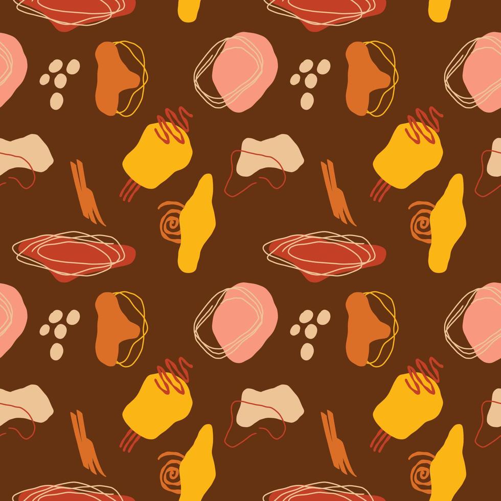 unique abstract seamless patterns with geometric shapes and elements will be perfect for branding, prints, textile, posters, cards and so much more vector