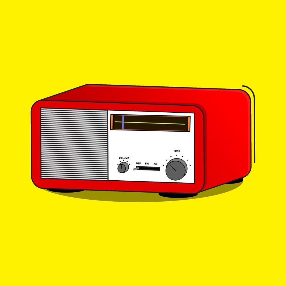 arte vectorial de radio vector