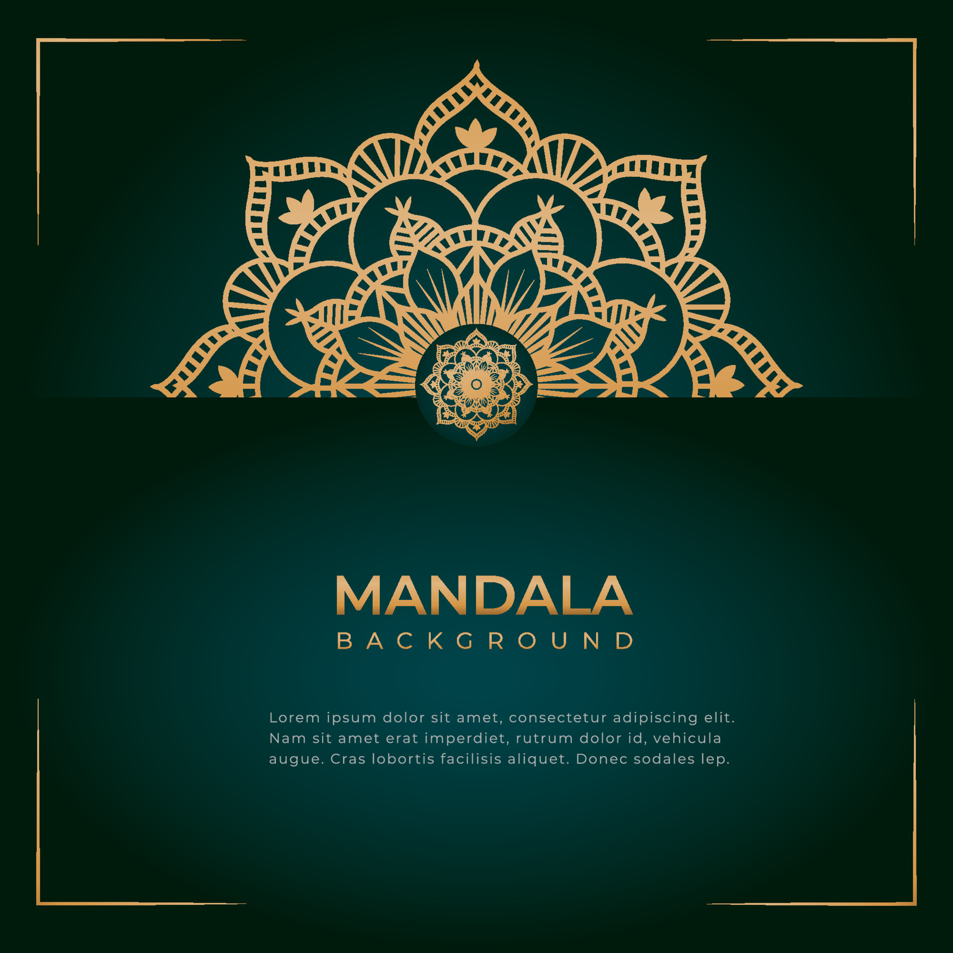 Luxury simple mandala background with gold Islamic arabesque and ornate  elegant wedding invitation background 5064639 Vector Art at Vecteezy