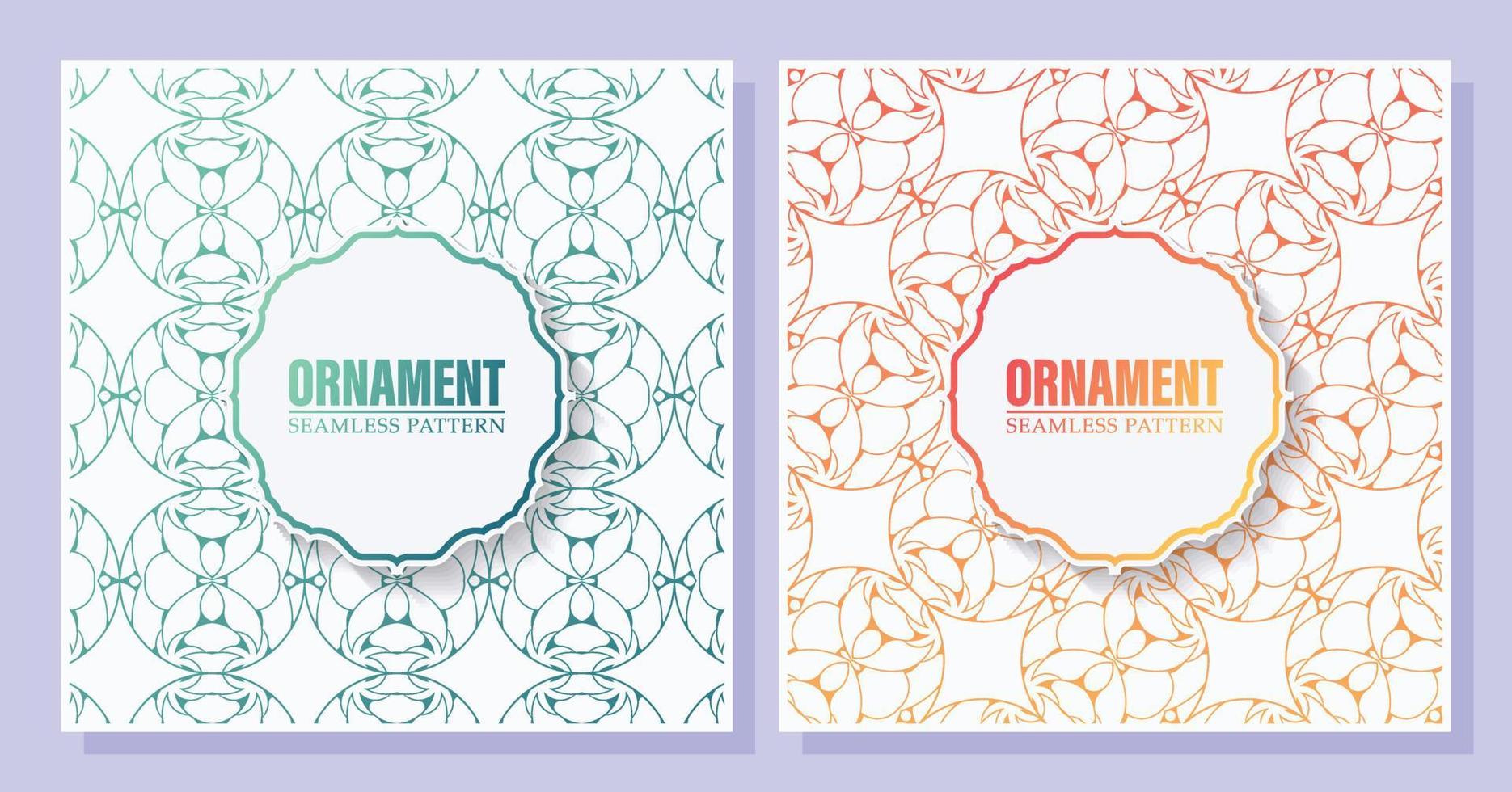 gradation ornament pattern design background vector