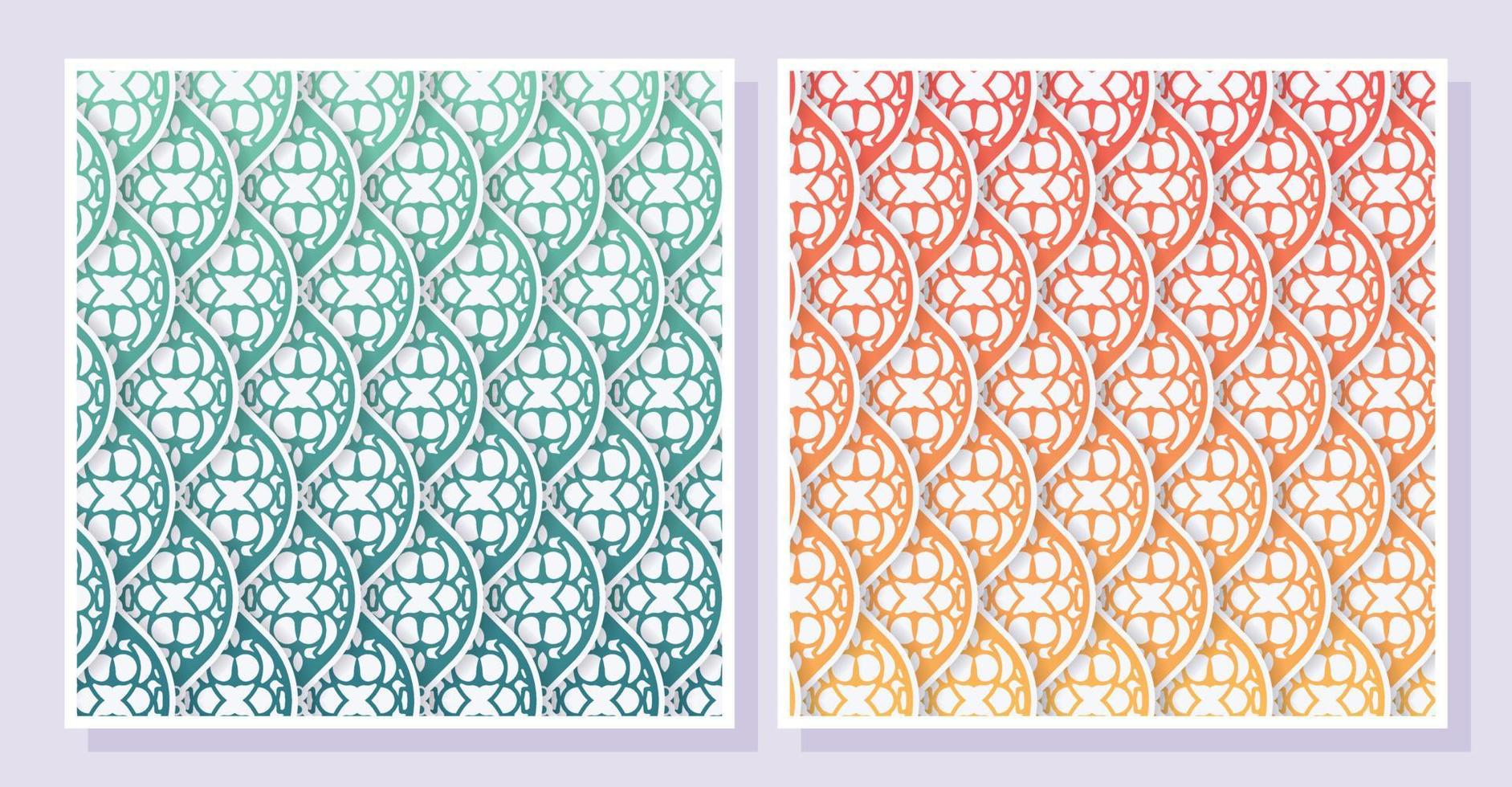 gradation ornament pattern design background vector