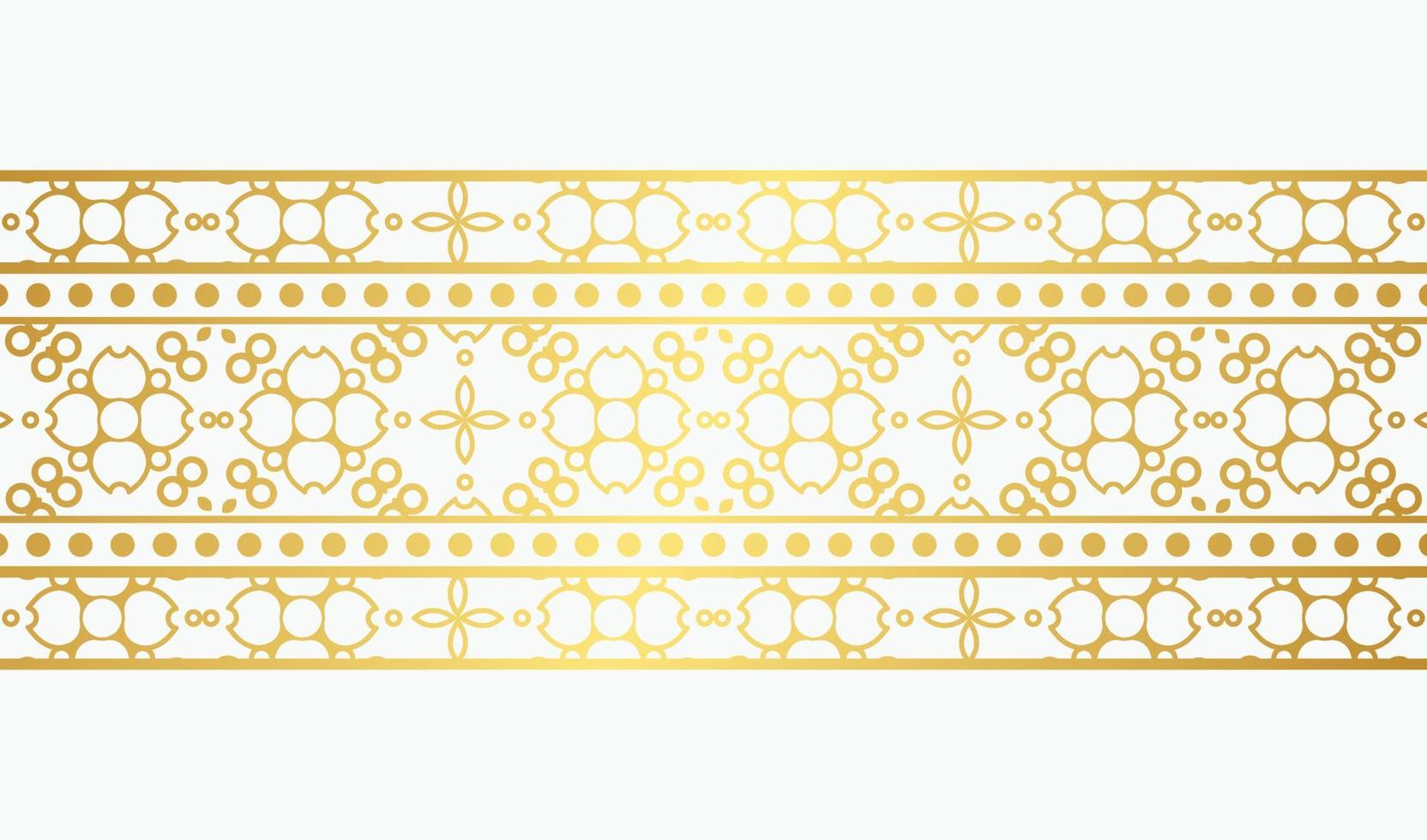 Elegant white ornamental border design vector