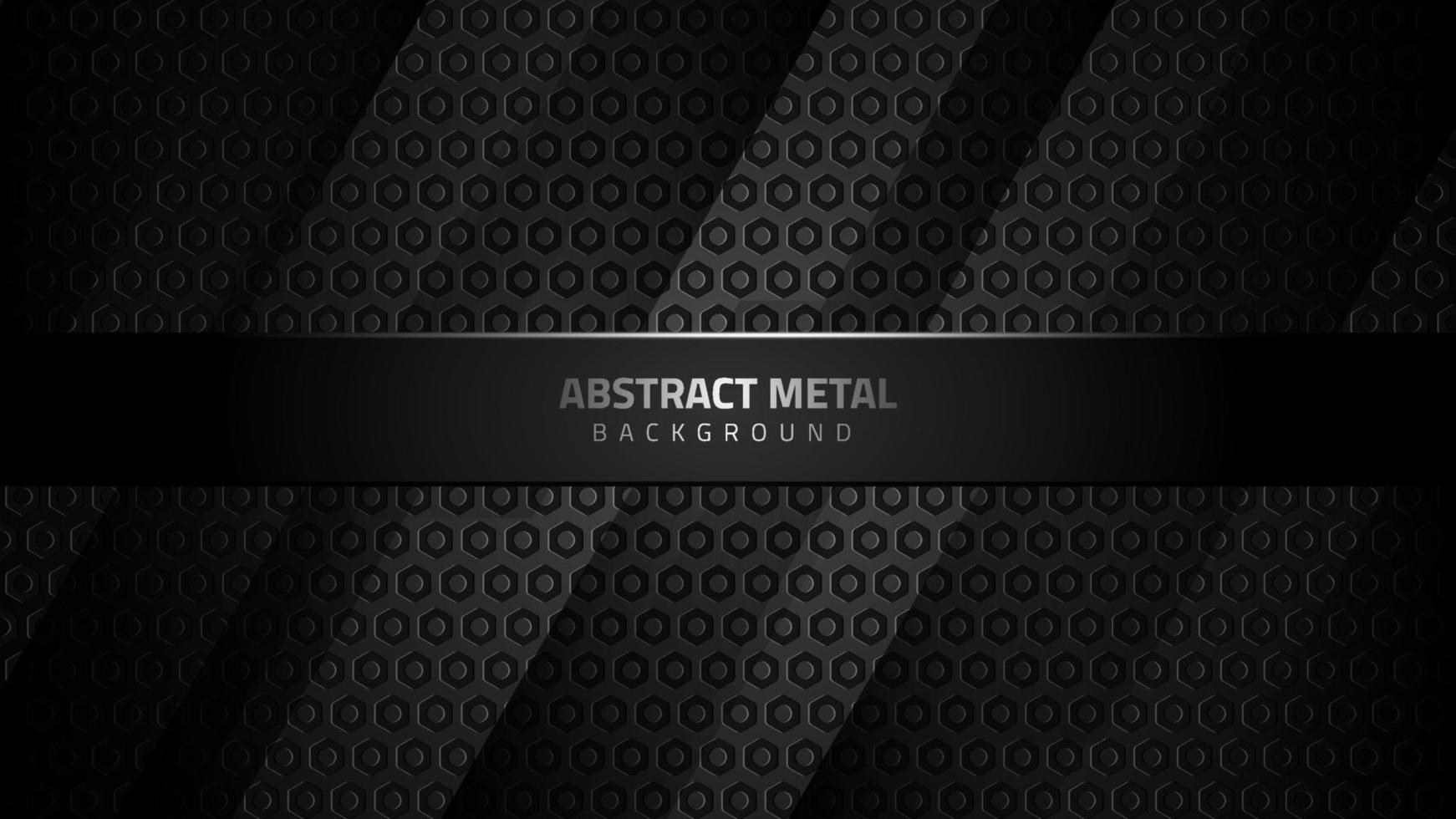 Abstract metal background design vector