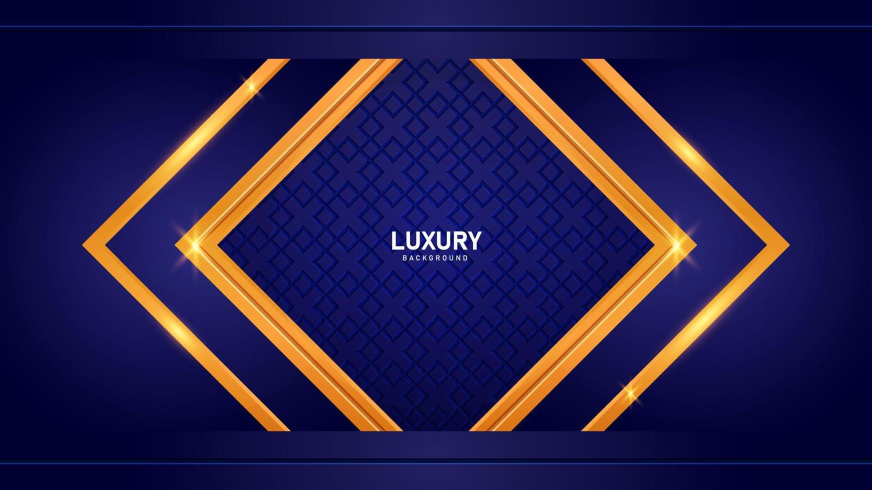 Abstract blue luxury background design vector
