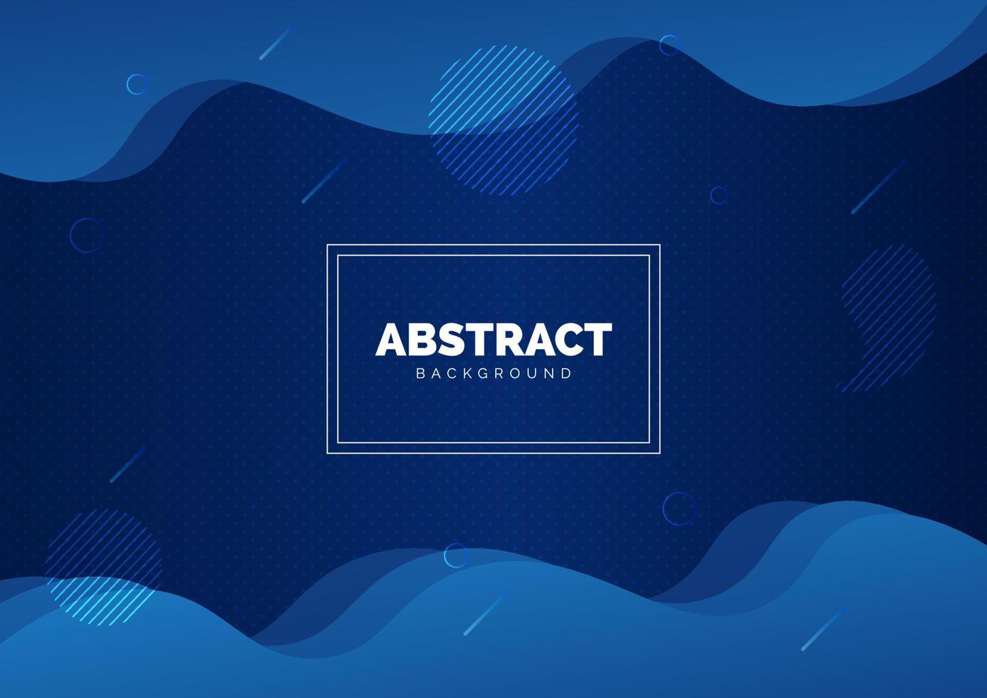 Abstract shape background with dots vector