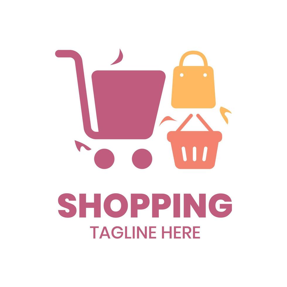 Shopping logo vector