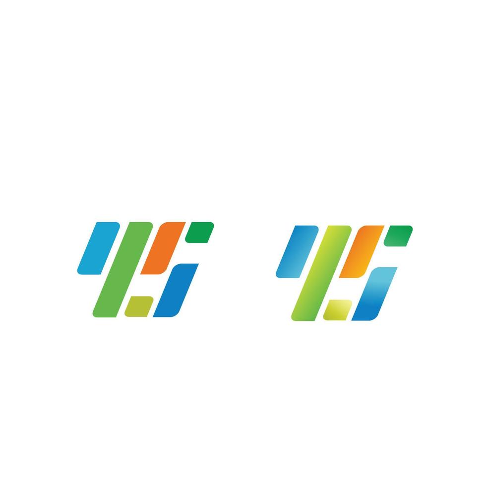 Simple And Modern Number Sport Logo vector