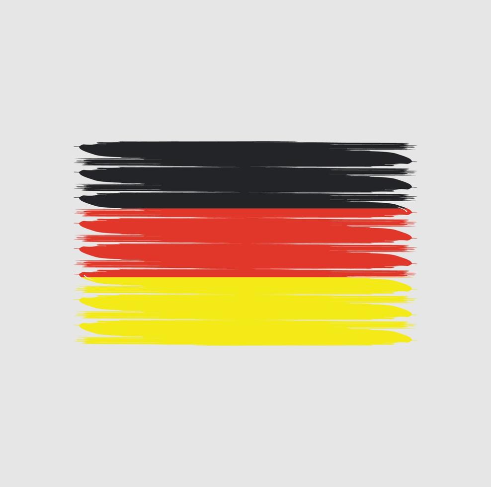 bandera de alemania con estilo grunge vector