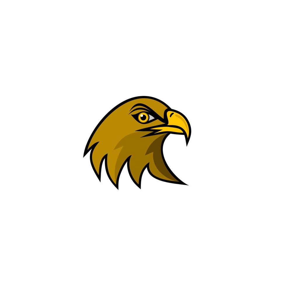 Mascot Head of an Eagle, vector illustration