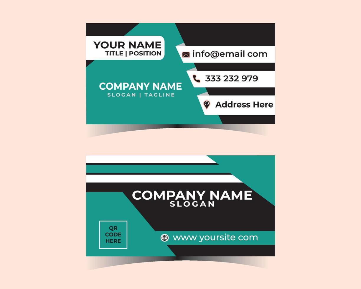 Business card template vector