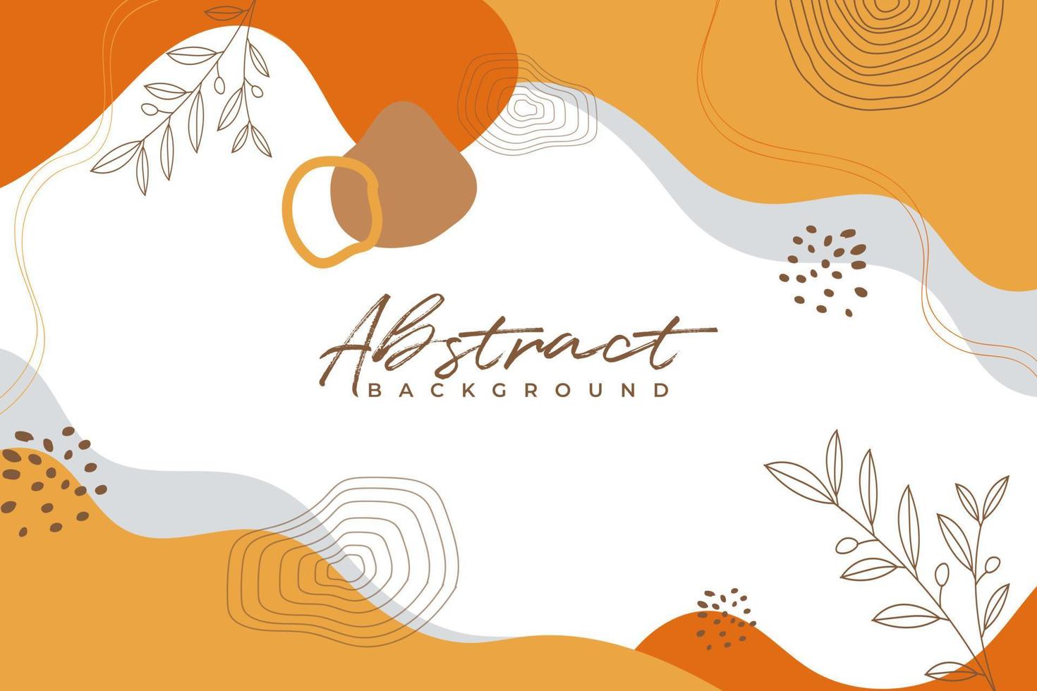 Abstract hand draw minimalist background vector